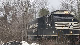 SD60 leader on Norfolk Southern 265