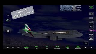 Emirates A320 Switching Logo Lights @flyhighcaptaindar