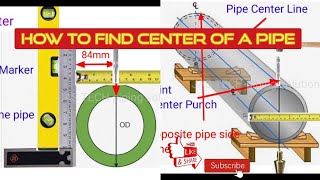 How To Find Center Of Pipe