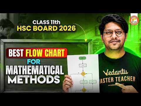 Best Flow Chart For Mathematical Methods🔥 | Just Follow This Plan Class 11th HSC Board | Bhushan Sir