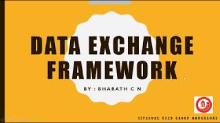 SUG Bangalore - Deep Dive - Data Exchange Framework with Sitecore
