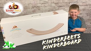 Stretching and Dancing on the Chalkboard Kinderboard by Kinderfeets Canada
