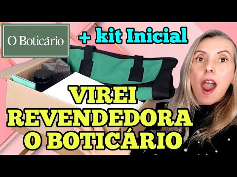 ME CADASTREI NO BOTICÁRIO - VIREI REVENDEDORA + KIT INICIAL