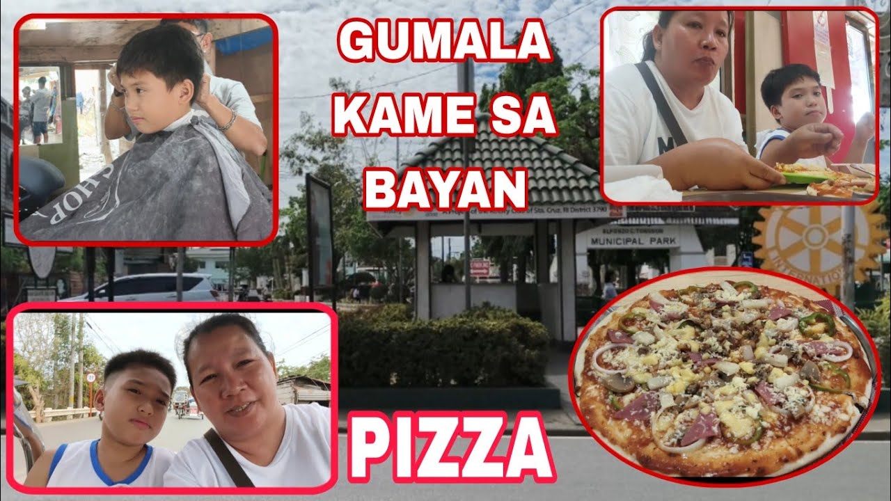 GUMALA SA BAYAN AT NAG PIZZA🍕| PINAGUPITAN SI JAMES
