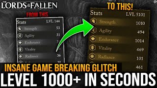 LEVEL 1000+ in SECONDS - MAX LVL GLITCH - How To Double Your Level in Lords Of The Fallen Lv EXPLOIT