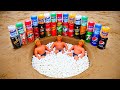 Stretch Armstrong vs Coca Cola, Pepsi, 7up, Cola Light and Many Other Sodas vs Mentos Underground
