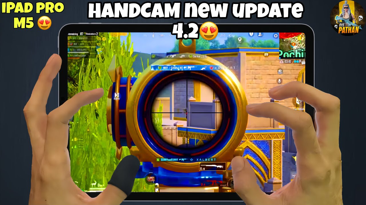 iPad Pro M5 😍 PUBG HANDCAM Smooth + 120 FPS 🔥 pubg test / Gameplay/ Best sensitivity