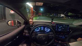 2024 TOYOTA CAMRY SE HYBRID NIGHT DRIVE POV