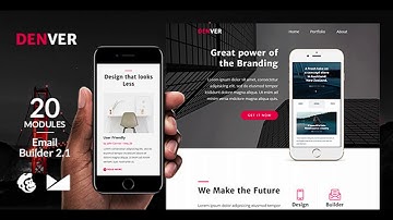 Denver Email Template + Online Emailbuilder 2.1 | Themeforest Website Templates and Themes
