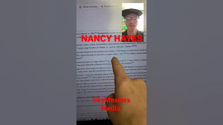 Nancy Hayes #shorts #education #history #auntjemim...