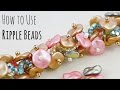 How to Use Ripple Beads: DIY Jewelry Bracelet Tutorial