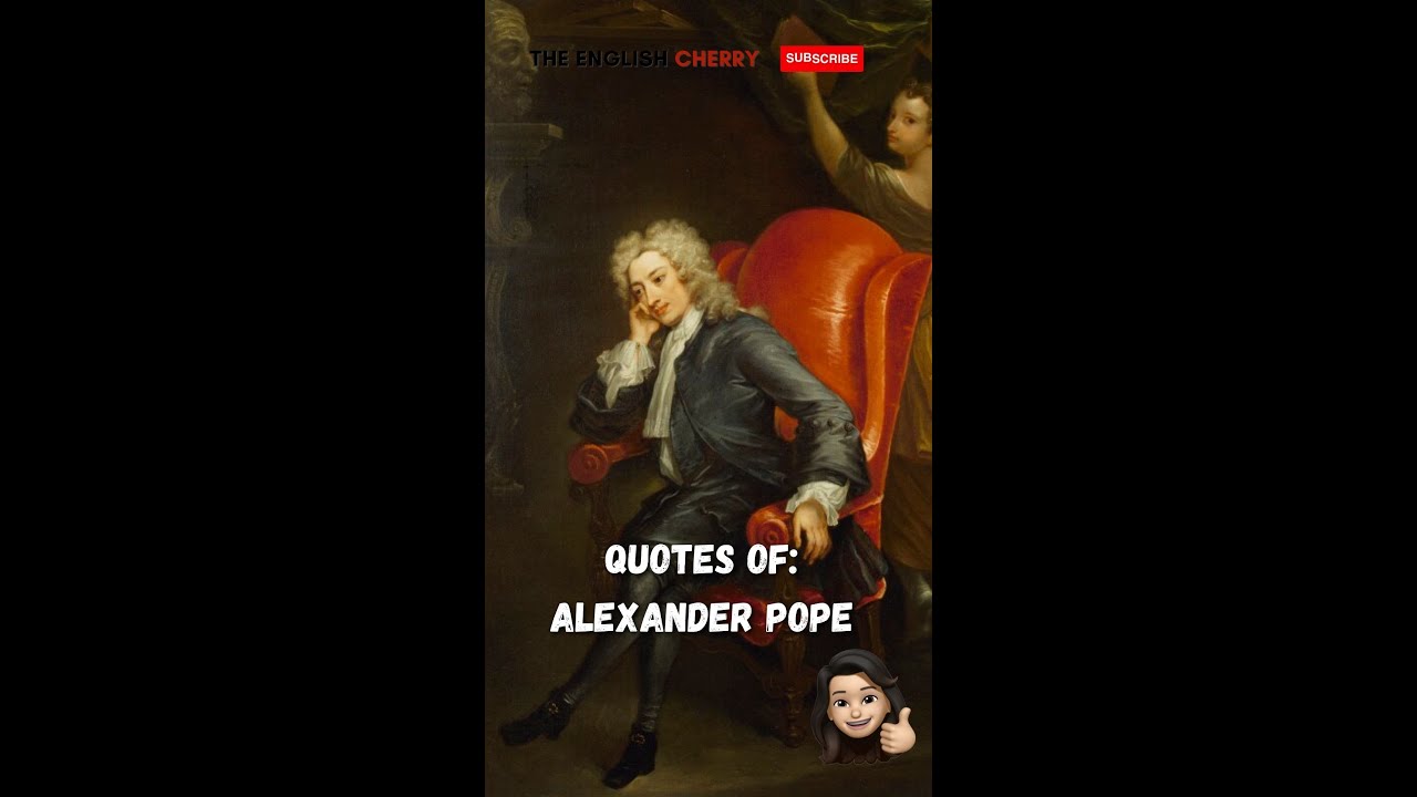 Amazing Quotes of Alexander Pope | Sunday Wisdom | #quotes #alexanderpope #net #set