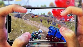 Legend Aiming Handcam 4 Finger Full Gyro Solo Vs Squad Gameplay