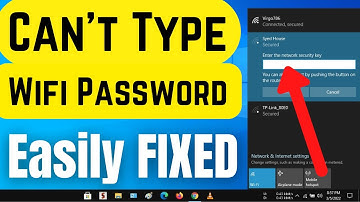 How to Fix Keyboard Not Working when Typing Wi-Fi Password Windows 10 | Simple & Easy Tutorial