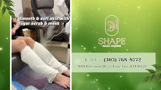 Signature Jelly Pedicure Spa Experience at Shape Nails Lounge in Lone Tree CO