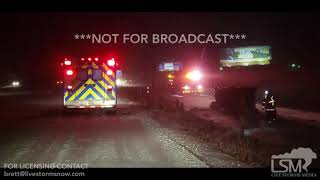 03-01-19 Cheyenne Wy - I - 25 Rollover- Blowing Snow