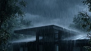 Heavy Rainstorm On Roof || Sleep Deeply || Mind Melt ASMR #rain
