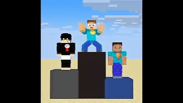 HELP STEVE CHOOSE AND STRIKE A BEDROCK #minecraft #shorts