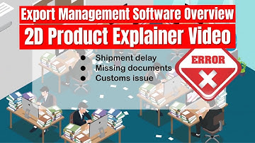 Effortless Export Management | 2D Motion Graphics Explainer Video by Cputek