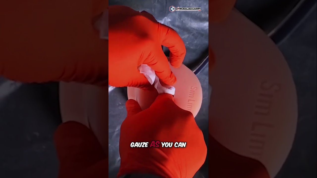 Stop Bleeding Fast Improvised Gauze Wound Packing Secrets 