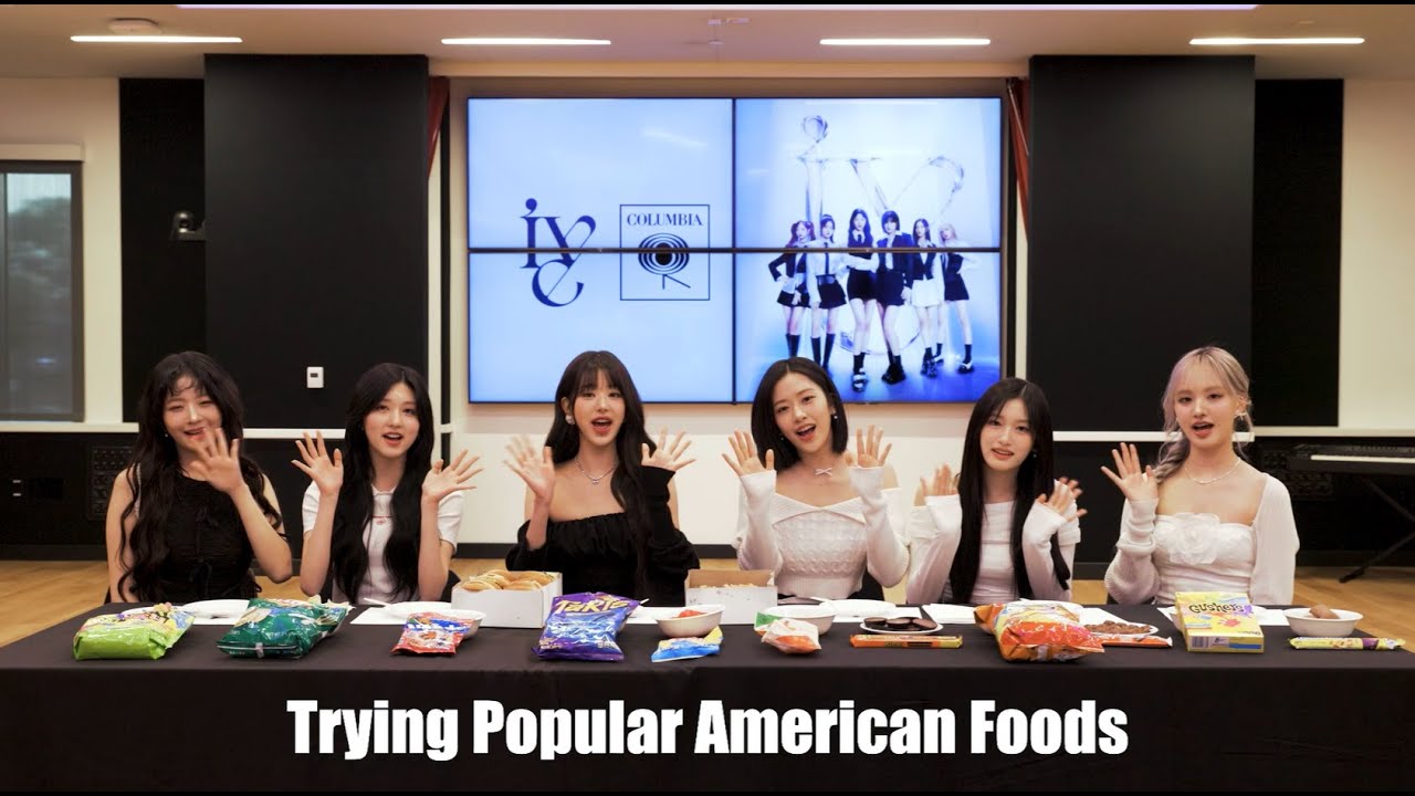 IVE Tries Popular American Foods 🍔