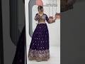 LUNCHING✨DESINGER LEHENGA CHOLI 😍🟣 #kfashion #girlsfashion #ootd #designerdresses #viral #ethnicwear