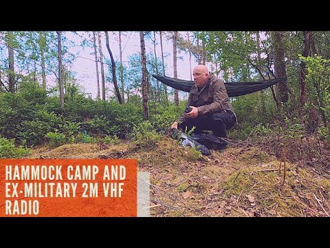 Hammock day camp | Portable ham radio | ex-military radio | Yaesu FT3D