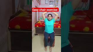 Easy chair exercise #fatburningsecrets #effectiveexercises #weightlossjourney #fatloss