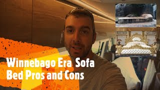 Winnebago Era  Sofa Bed Pros and Cons by RV Daily Driver 2,058 views 4 years ago 6 minutes, 49 seconds