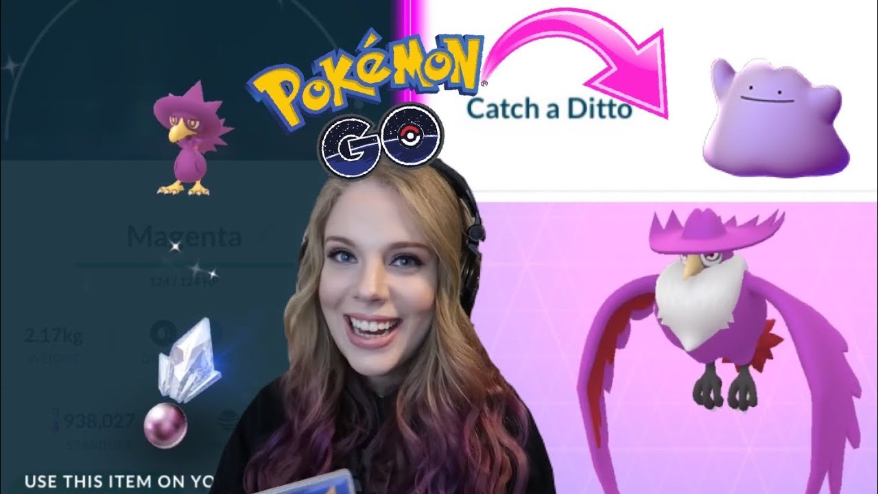 What does this quest mean, do you have to catch a Pokémon and hope it  transforms into ditto or catch the Pokémon that turn into ditto but it  doesn't need to be