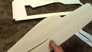 Part # 1 of 3 Profile 3D plane. Cutting and assembling (PDF) plans. foamconceptjets.com
