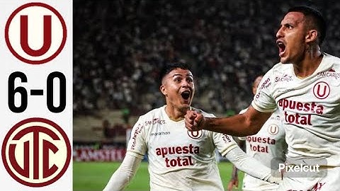 Universitario 6 - 0 Universidad Técnica de Cajamarca: Resumen de los goles!