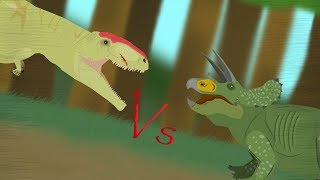 Battle Of Prehistorica Dinosaurs Episode 6: Giganotosaurus VS Triceratops