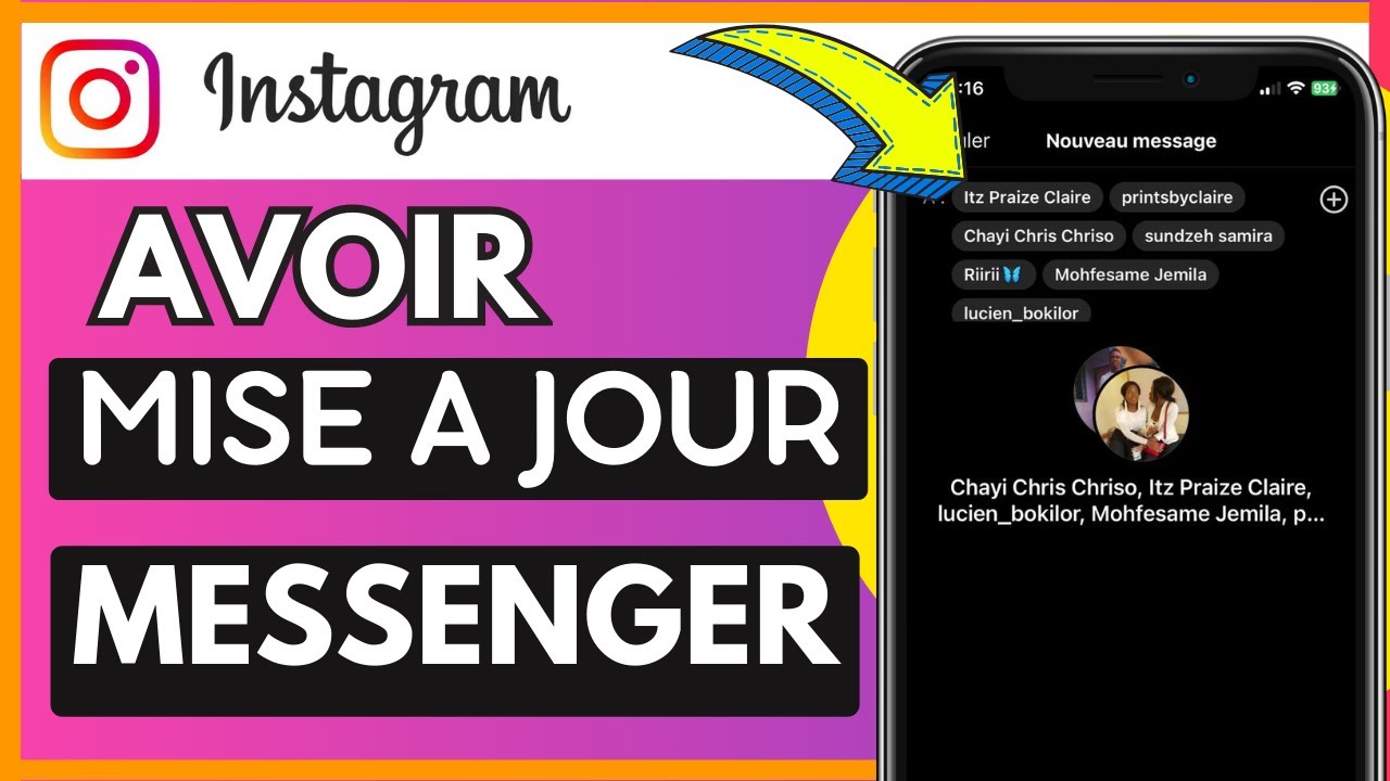 Comment Avoir La Mise a Jour Instagram Messenger (Très Facile) - YouTube