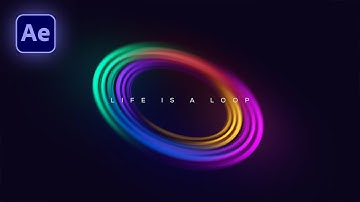 Create Glowing Circle in After Effects - After Effects Tutorial - No Plugins