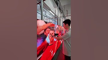 Repair LED screen image. #leddisplay #ledvideowall #ledscreendisplay #eagerled #shorts
