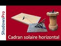 Le cadran solaire horizontal