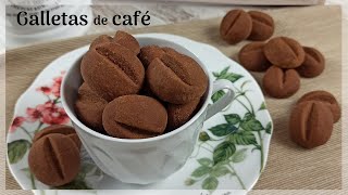 GALLETAS de CAFÉ ☕ | Receta fácil y deliciosa!! | Coffee Bean Cookies Recipe | Cocinando Tentaciones