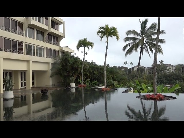 View from the Princeville Resort in Kauai class=