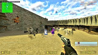 CS:Source - Zombie Escape Mod gameplay on Epic End map - 4 Levels CS:Source - Zombie Escape Mod gameplay on Epic End map - 4 Levels