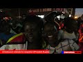 Zimbabweans celebrate the resignation of president mugabe