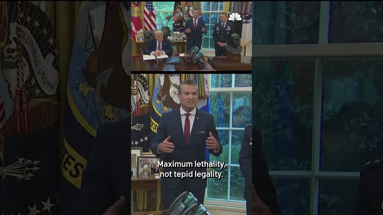 Defense Secretary Celebrates Giving The Department Of War 