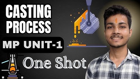 Casting Process | Manufacturing Process Unit 1 | One Shot Revision 🔥"