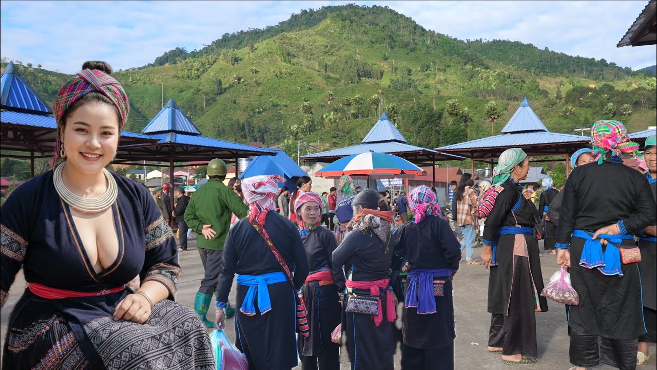 Chợ Phiên Bản Liền LÀO CAI Vô Cùng Mộc Mạc