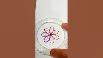 The Satisfying Art of the Spirograph#shorts #2024#satisfying#spirograph#music #diy #art #asmr