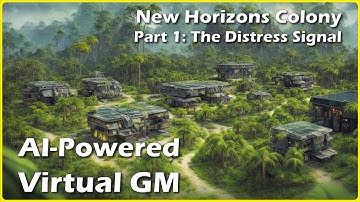 AI Gamemaster - Play Traveller Rpg Solo | Rescue at New Horizons Colony | Chapter 1