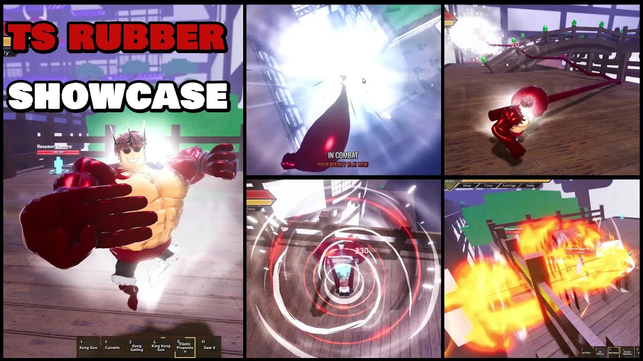 [FRUIT BATTLEGROUNDS] TS RUBBER SHOWCASE AND BOUNTYHUNTING!! roblox 