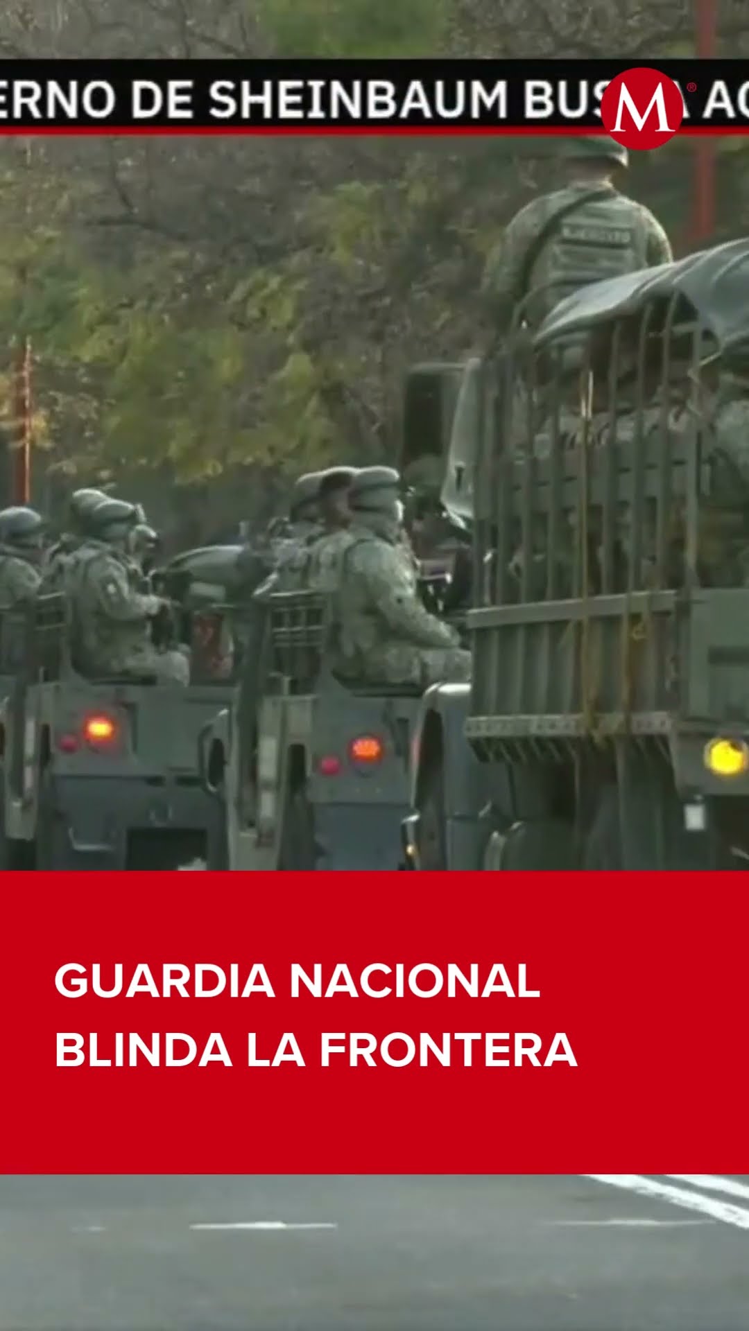 México llena la frontera de elementos de la Guardia Nacional