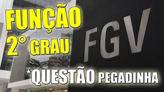 Quiz de EQUAÇÃO DO 2º GRAU da Banca FGV para Concursos e