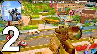 SNIPER ZOMBIE 2: Crime City - Gameplay Walkthrough Part 2 Sniper 3D Gun Shooting Games (Android, iOS
